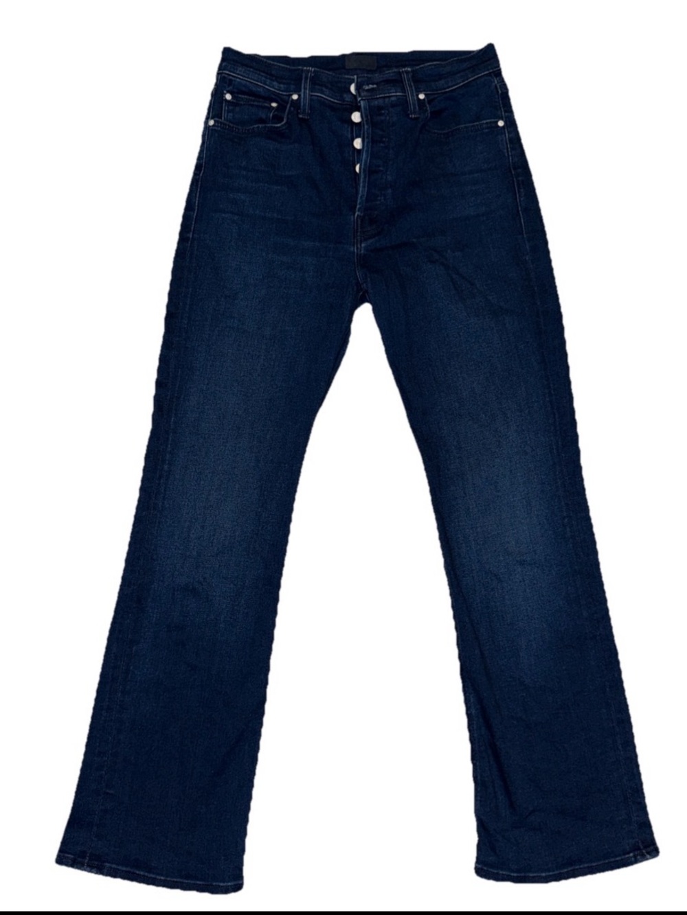 MOTHER Men's Bootcut Jeans in Dark Blue